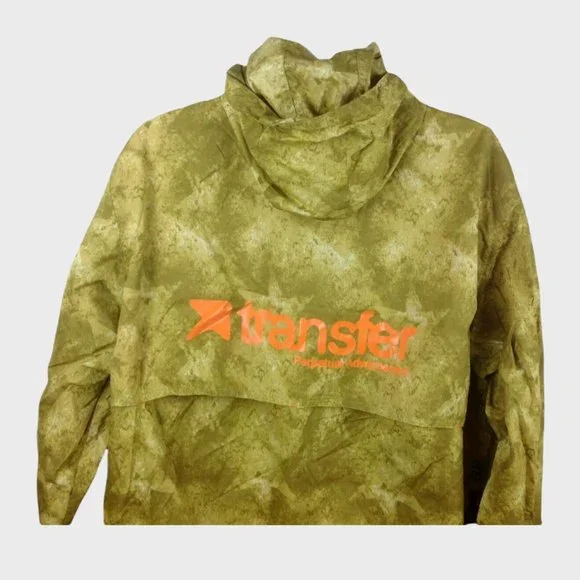 Transfer Research 1/2 Zip Pullover Hoodie Wind Jacket Mens Size L Windbreaker - Picture 8 of 12